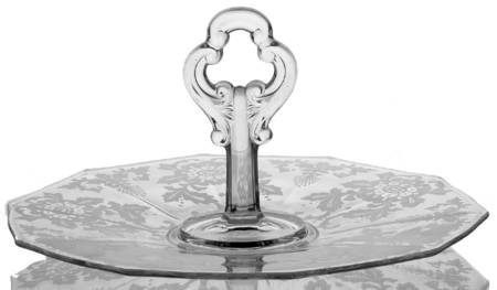 Lorna Clear (Stem 3035) Center Handle Tray