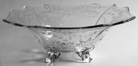 Lucia #3400 12" Square 4 Toed Bowl