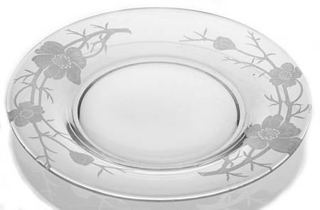 Magnolia Clear Luncheon Plate