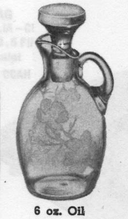 Magnolia Clear Oil Cruet & Stopper