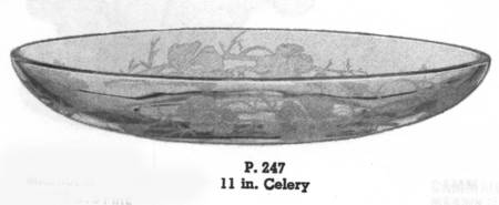 Magnolia Clear 11" Oval Celery