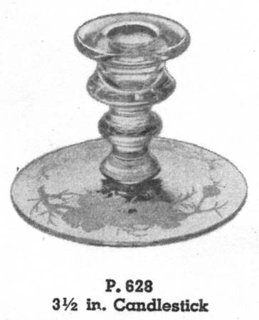 Magnolia Clear Single Light Candlestick