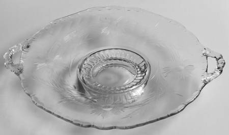 Maryland Clear (Stem 3776) 8" Footed Plate