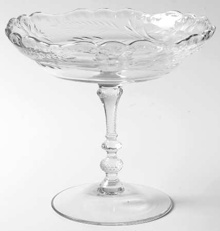 Maryland Clear (Stem 3776) Round Compote (Height X Width)