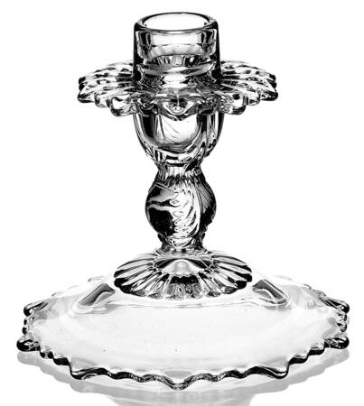 Martha Clear Hurricane Lamp, No Globe