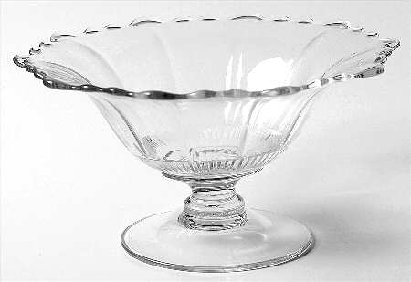 Martha Clear Martha/276 Footed Mayonnaise Bowl Only