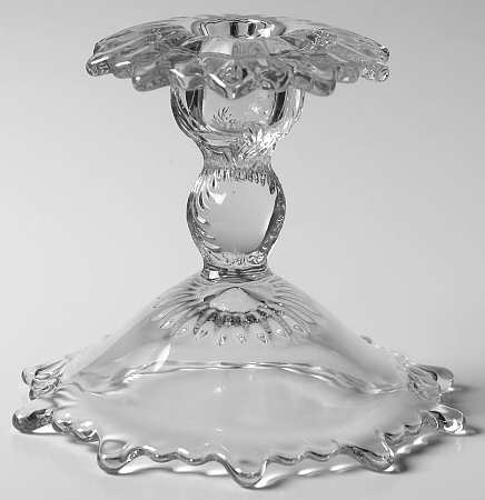 Martha Clear Martha/494 4" Single Candlestick