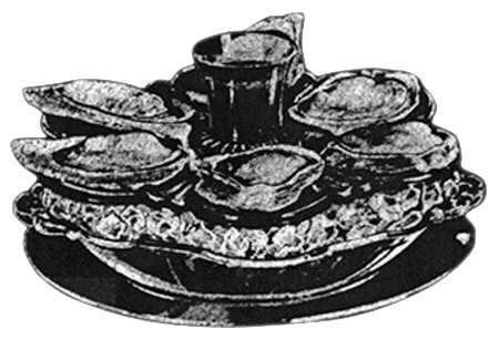 Martha Clear Martha 155 4 Piece Oyster Service