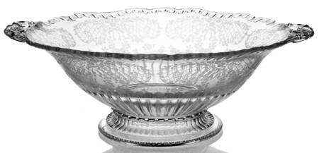 Minerva Clear (Stem 3500) 11" Footed Handled Bowl