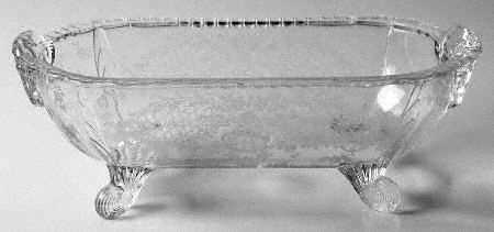 Minerva Clear (Stem 3500) 4-Toed Footed Bowl