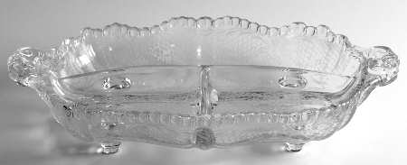 Minerva Clear (Stem 3500) #3500/64 4-Toed 3 Part Relish