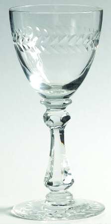 Minton Wreath Wine Glass