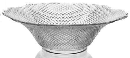 Mt. Vernon Clear Large Footed Fruit Bowl