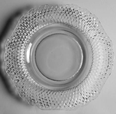 Mt. Vernon Clear Luncheon Plate