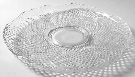 Mt. Vernon Clear 13" Torte Plate