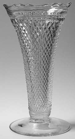 Mt. Vernon Clear 9" Flower Vase