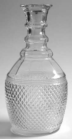 Mt. Vernon Clear Decanter No Stopper