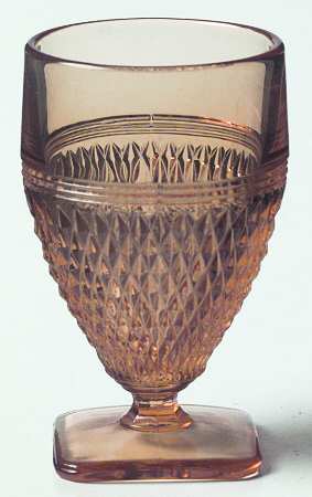 Mt. Vernon Amber Footed Tumbler