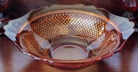 Mt. Vernon Amber 10" Round Bowl