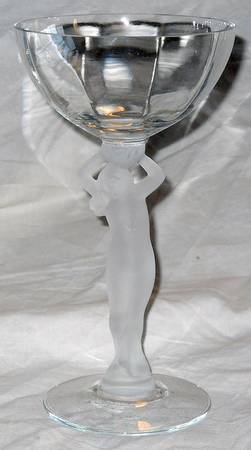 Nude Stems-All Colors & Variations Champagne/Tall Sherbet-Clear Frosted