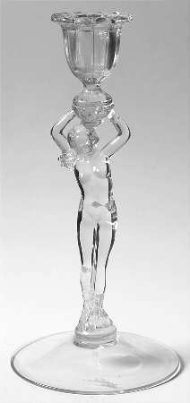 Nude Stems-All Colors & Variations 8" Single Light Candlestick