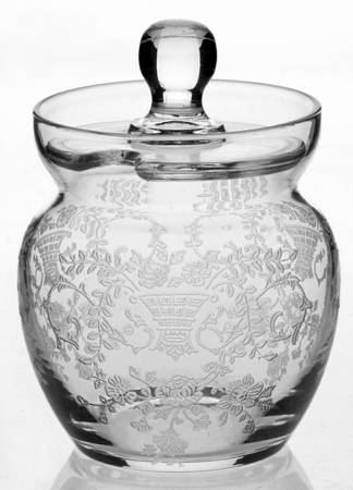 Portia Clear (Stem 3121) Mustard & Lid