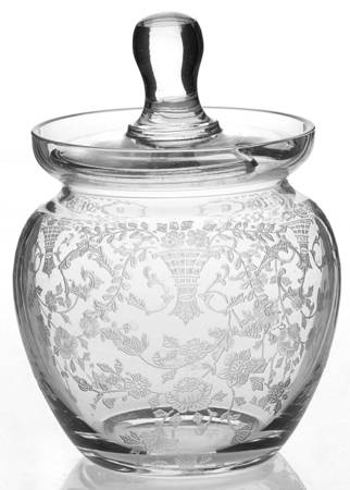 Portia Clear (Stem 3121) Marmalade & Lid