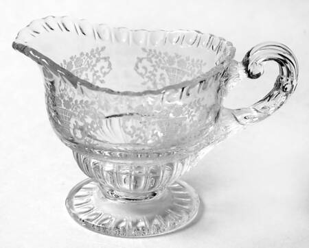 Portia Clear (Stem 3121) Individual Creamer (Shape 3500)
