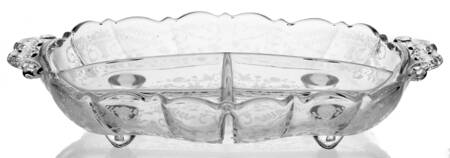 Portia Clear (Stem 3121) #3900/125 3 Part Celery/Relish