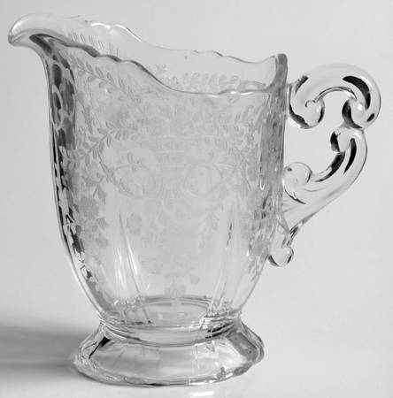 Portia Clear (Stem 3121) 3400/68 Footed Creamer
