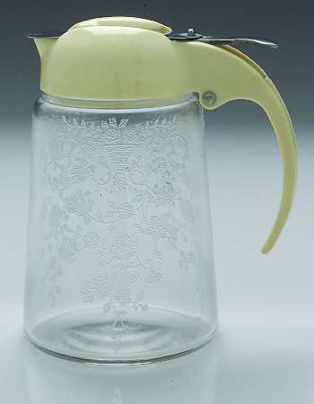Portia Clear (Stem 3121) Syrup with Plastic Drip Cut Lid