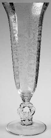 Portia Clear (Stem 3121) 12" Keyhole-Stem Footed Vase
