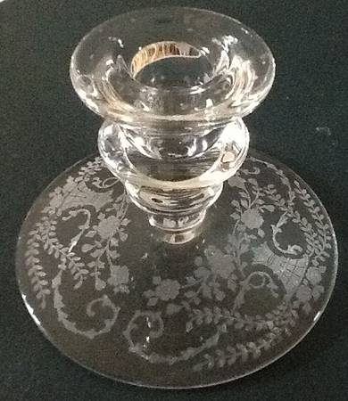 Portia Clear (Stem 3121) 3" Single Light Candlestick