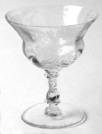 Portia Clear (Stem 3126) Low Sherbet