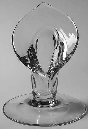Pristine (Stem 1936) Calla Lilla Candlestick