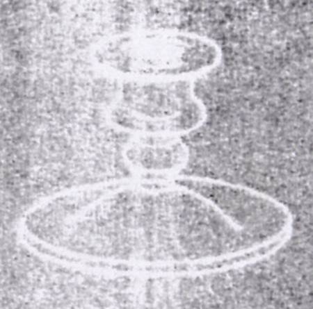Radiant Rose (Stem#1958, Cut) Single Light Candlestick