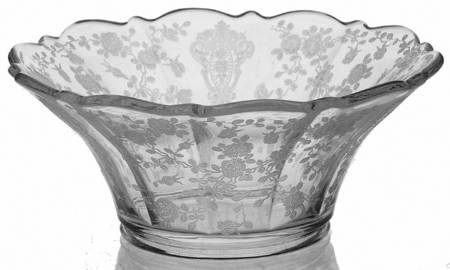 Rose Point Clear Mayonnaise Bowl Only