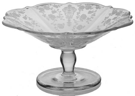 Rose Point Clear Cheese Stand