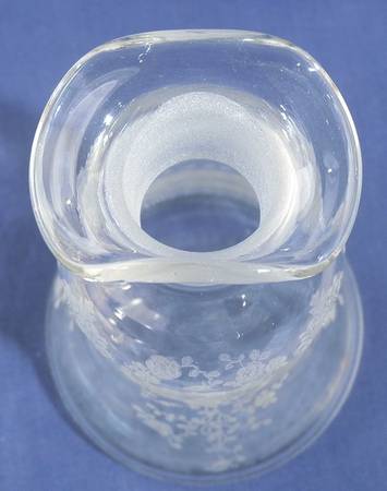 Rose Point Clear Stopper for Salad Dressing Bottle