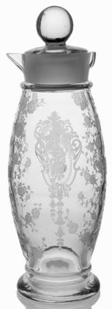 Rose Point Clear 32 Oz Cocktail Shaker with Lid