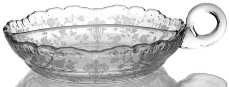 Rose Point Clear #3500 60 Loop Handle 2 Part Relish