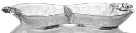 Rose Point Clear 3400/89 2 Part Handled Relish