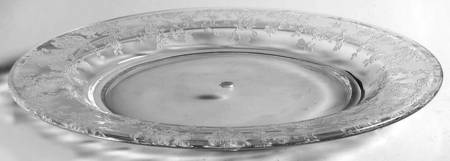 Rose Point Clear Salad Plate Tidbit HC
