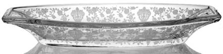 Rose Point Clear 11" Rectangular Celery