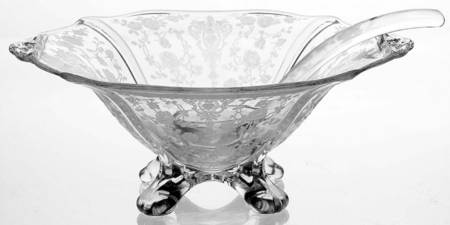 Rose Point Clear Shape 3400 Mayonnaise with Ladle