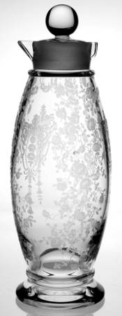 Rose Point Clear 48 Oz Cocktail Shaker with Lid