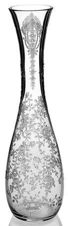 Rose Point Clear 10" Bud Vase