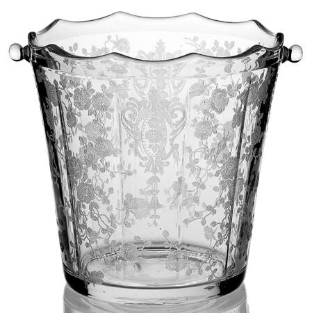 Rose Point Clear 3400/851 Ice Bucket, No Handle