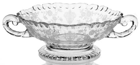 Rose Point Clear Craem Soup Bowl (Shape 3500)