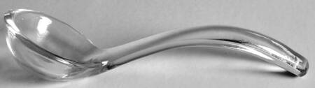 Rose Point Clear Mayonnaise Ladle Only